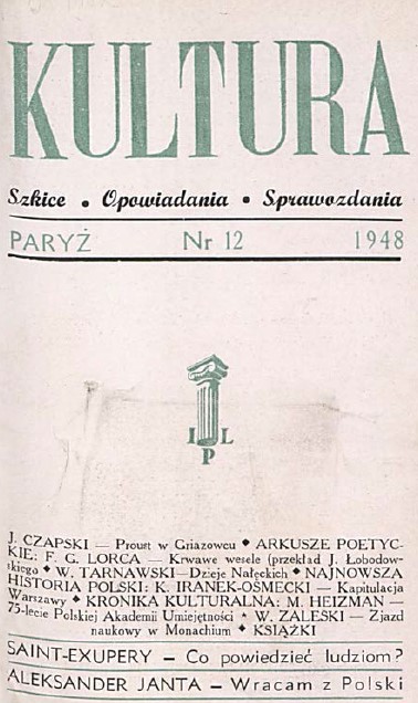 PARIS KULTURA – 1948 / 012 Cover Image