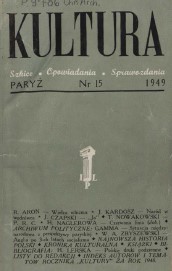 PARIS KULTURA – 1949 / 015 Cover Image