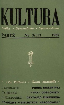 PARIS KULTURA – 1957 / 113 Cover Image