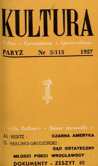 PARIS KULTURA – 1957 / 115 Cover Image