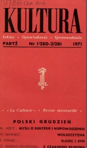 PARIS KULTURA – 1971 / 280+281 Cover Image