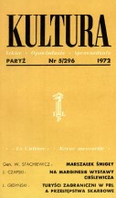 PARIS KULTURA – 1972 / 296 Cover Image