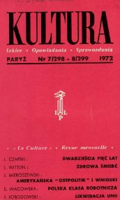 PARIS KULTURA – 1972 / 298+299 Cover Image