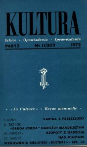 PARIS KULTURA – 1972 / 302 Cover Image