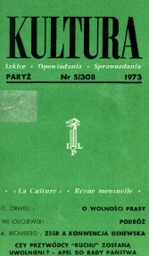 PARIS KULTURA – 1973 / 308 Cover Image