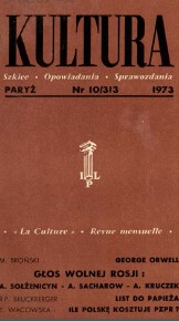 PARIS KULTURA – 1973 / 313 Cover Image