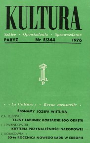 PARIS KULTURA – 1976 / 344 Cover Image