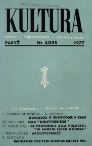 PARIS KULTURA – 1977 / 355 Cover Image