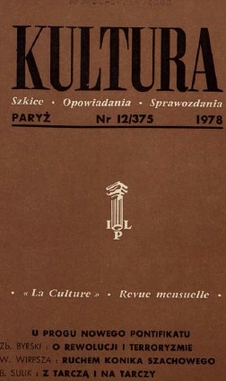 PARIS KULTURA – 1978 / 375 Cover Image