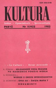 PARIS KULTURA – 1982 / 422 Cover Image