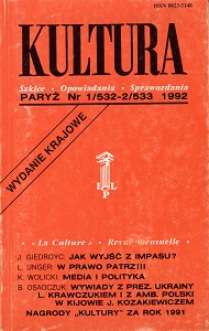 PARYSKA KULTURA – 1992 / 532+533