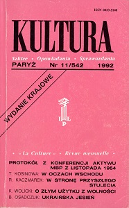 PARYSKA KULTURA – 1992 / 542