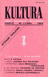 PARYSKA KULTURA – 1993 / 554