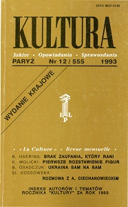 PARYSKA KULTURA – 1993 / 555