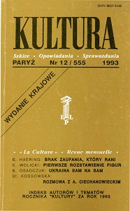 PARIS KULTURA – 1993 / 555