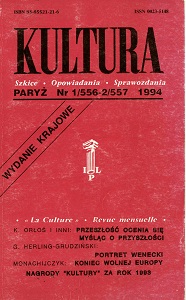 PARIS KULTURA – 1994 / 556+557