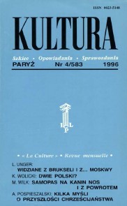 PARYSKA KULTURA – 1996 / 583 Cover Image