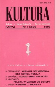 PARIS KULTURA – 1996 / 590 Cover Image