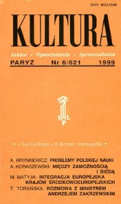 PARIS KULTURA – 1999 / 621 Cover Image
