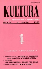 PARIS KULTURA – 1999 / 626 Cover Image