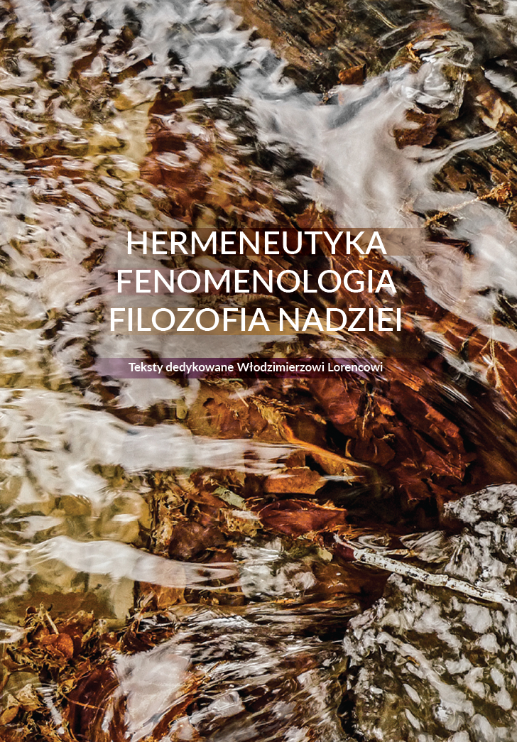 Hermeneutics – Phenomenology – Philosophy of Hope