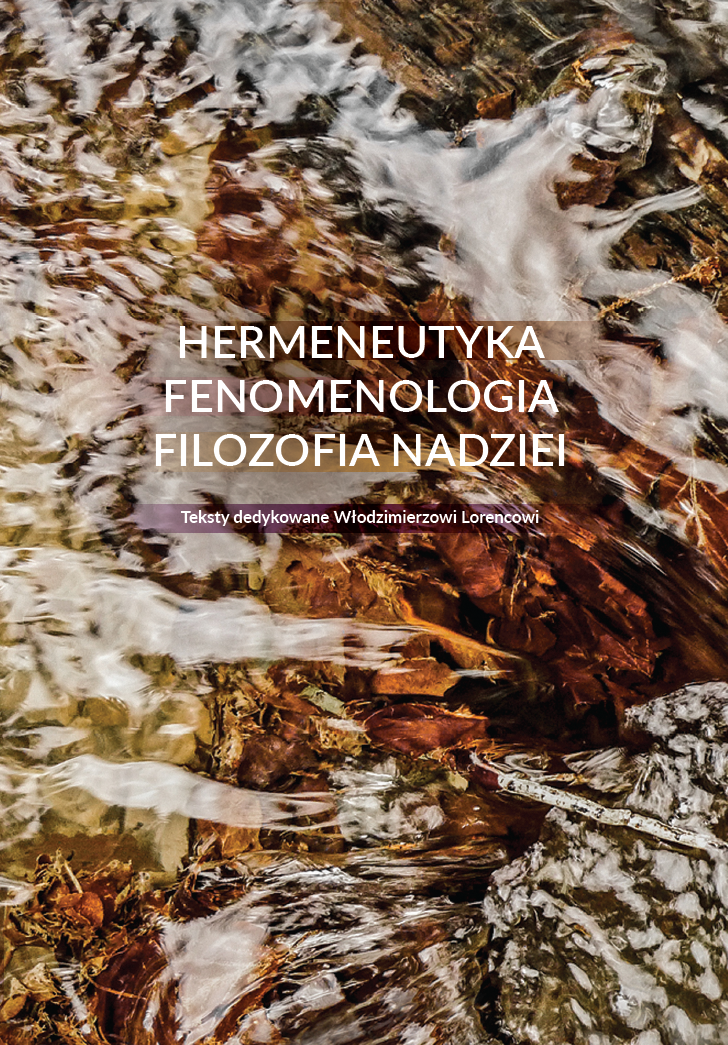 Hermeneutics – Phenomenology – Philosophy of Hope Cover Image