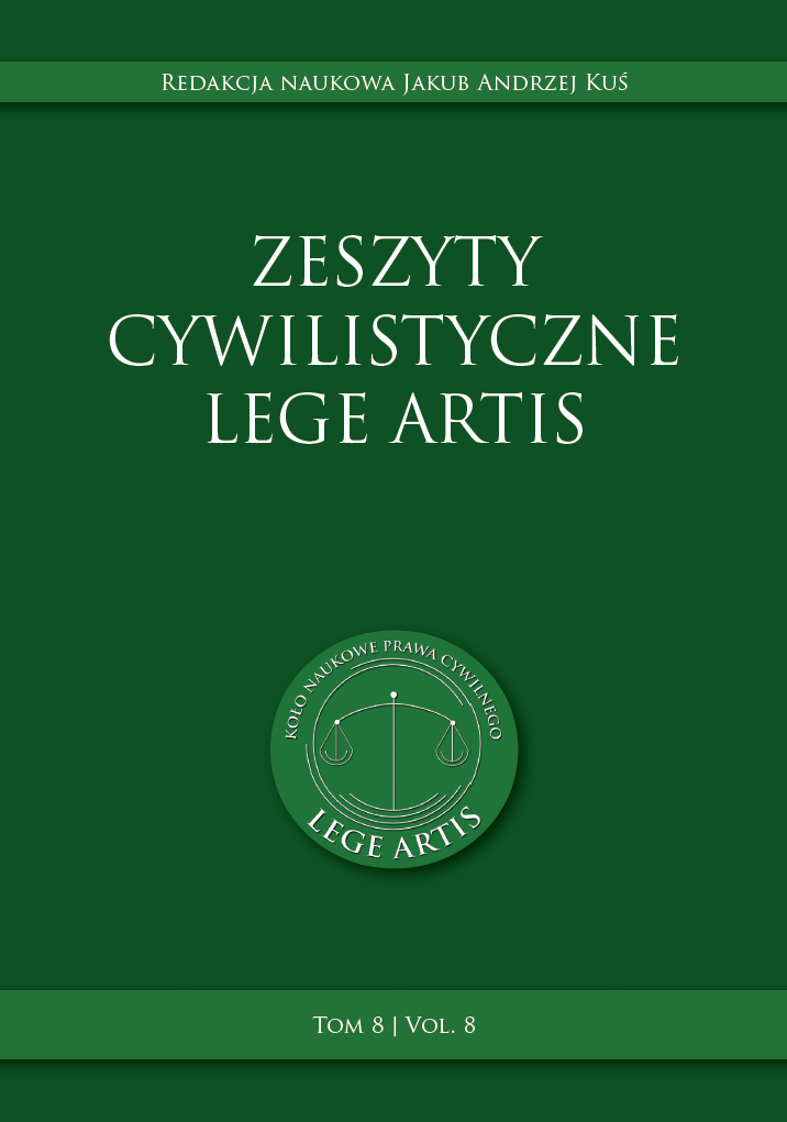 Transition in the Polish legal order – evolution of regulation, de lege lata comments and de lege ferenda proposals Cover Image