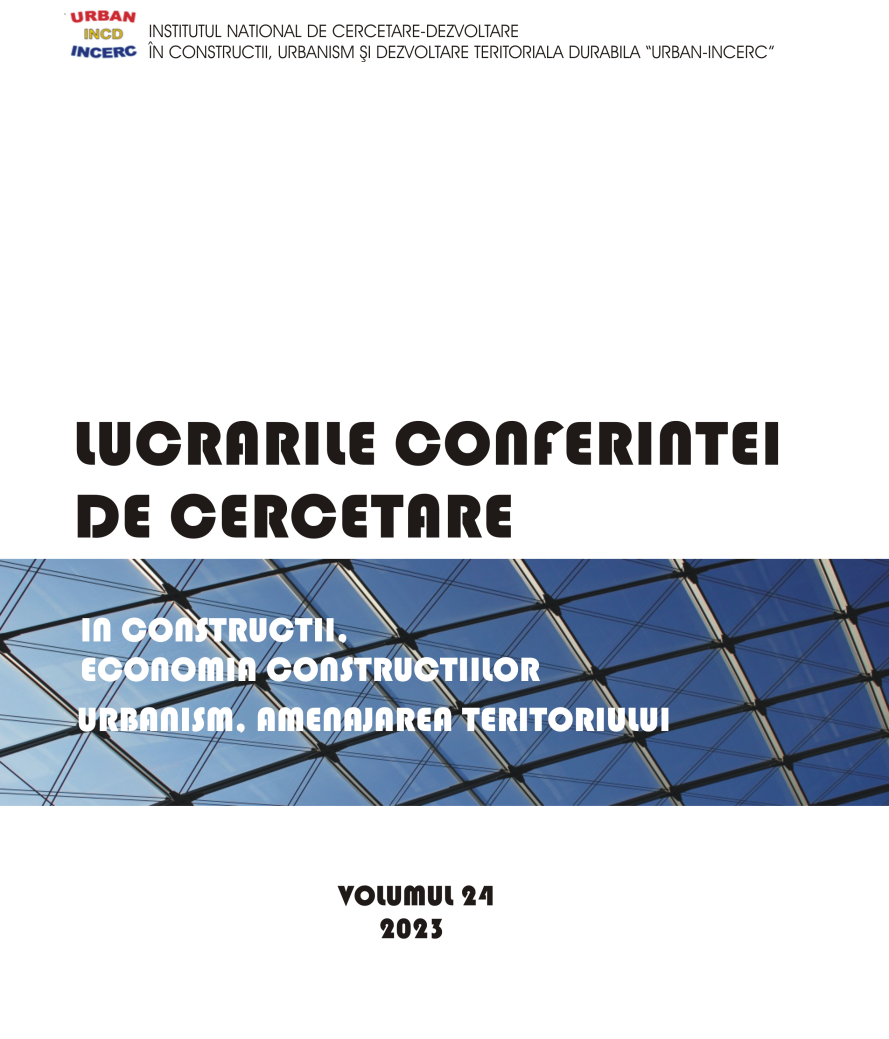 Paper proceedings of the research conference on constructions, economy of constructions, architecture, urbanism and territorial development Cover Image