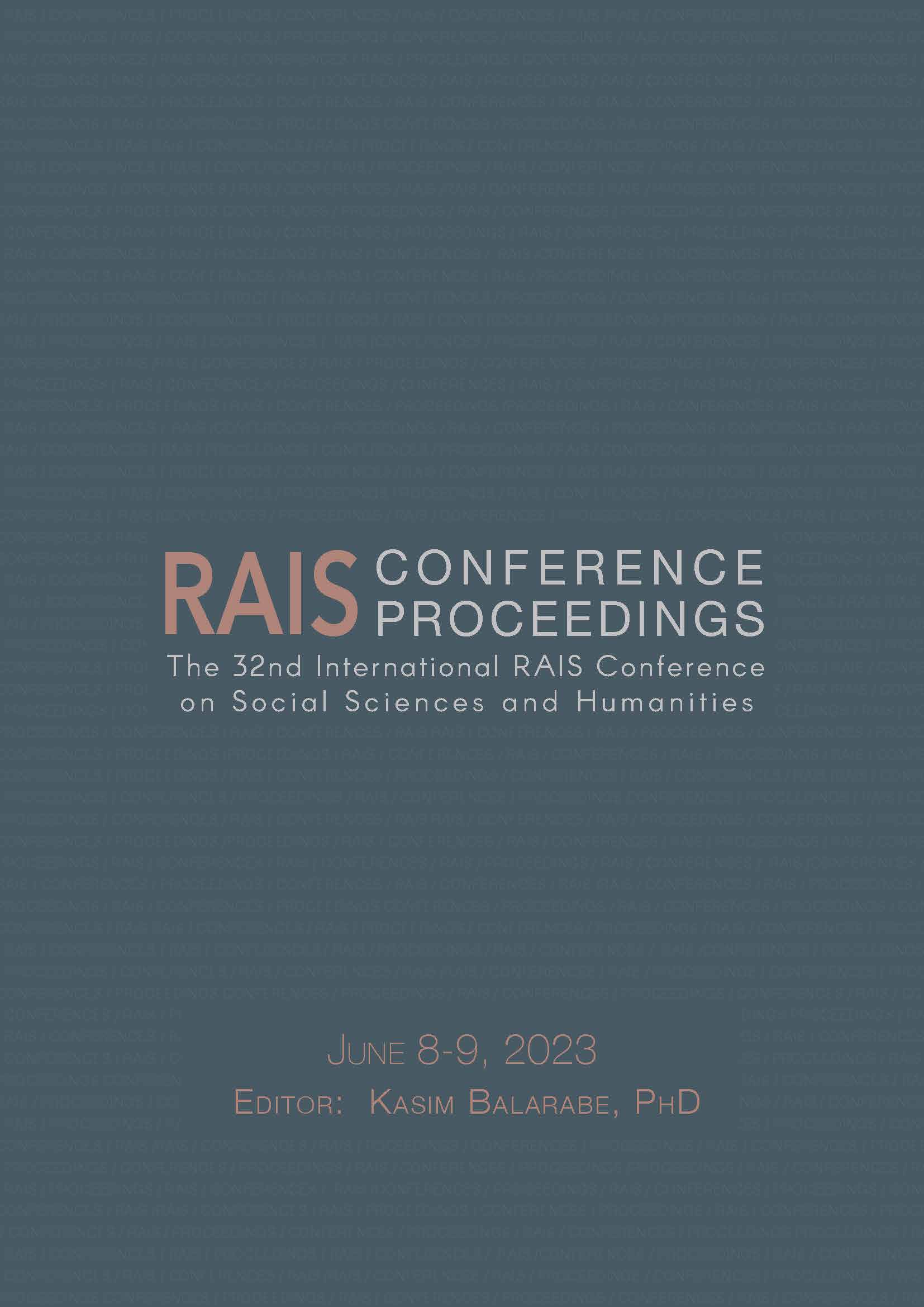Proceedings of the 32nd International RAIS Conference on Social Sciences and Humanities