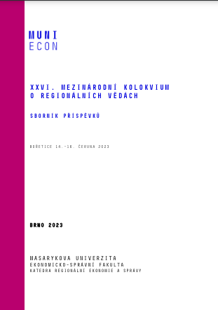 XXVI. mezinárodní kolokvium o regionálních vědách: Sborník příspěvků