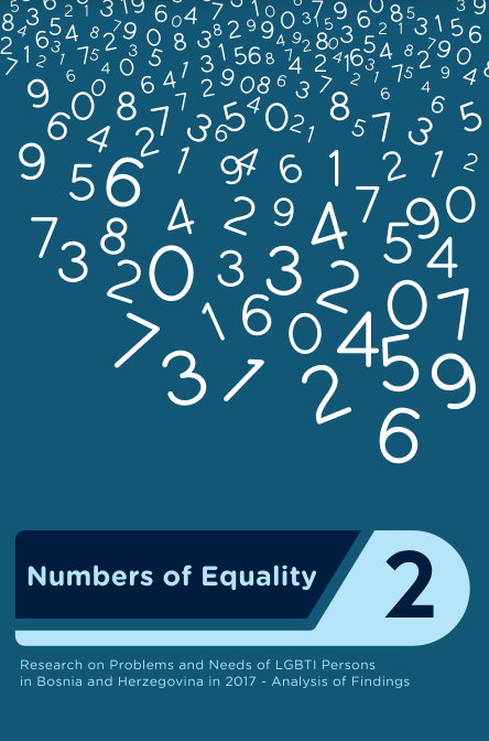 Numbers of Equality 2 - Research on Problems and Needs of LGBTI Persons in Bosnia and Herzegovina in 2017 - Analysis of Findings Cover Image