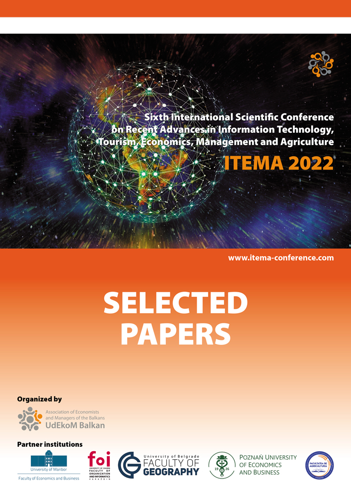 ITEMA 2022 / 6 – Recent Advances in Information Technology, Tourism, Economics, Management and Agriculture - SELECTED PAPERS Cover Image