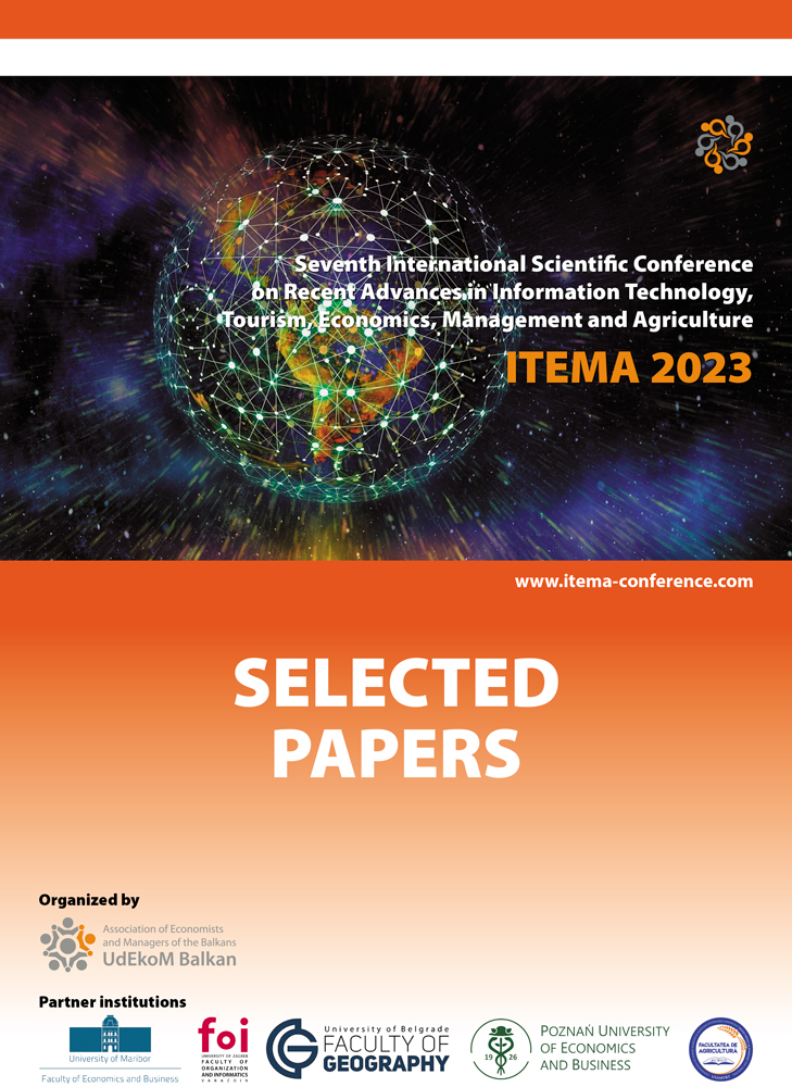 ITEMA 2023 / 7 – Recent Advances in Information Technology, Tourism, Economics, Management and Agriculture - SELECTED PAPERS Cover Image