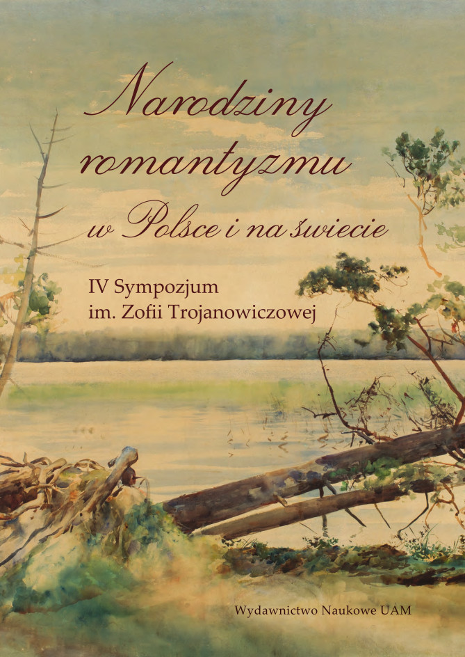 The first volume of Adam Mickiewicz’s Poetry as a starting point Cover Image