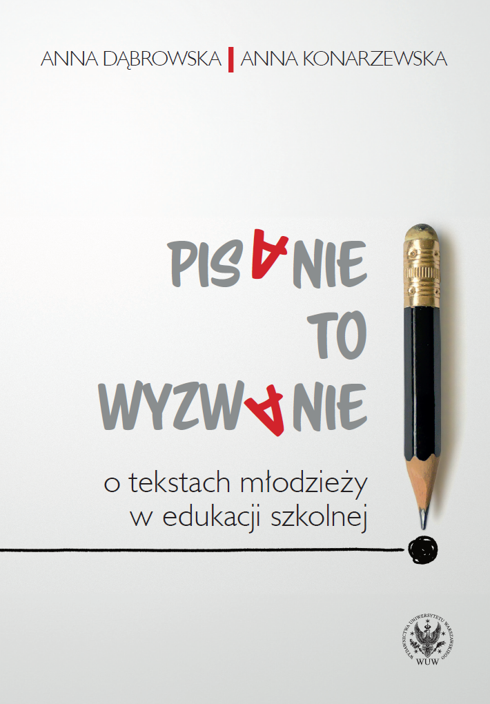 Writing is a Challenge. Young People’s Texts in School Education Cover Image