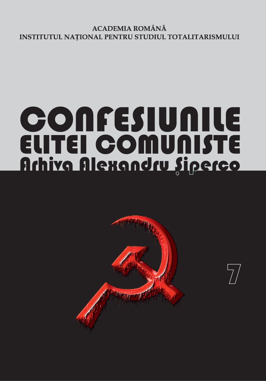Confessions of the Communist elite. Romania 1944-1965: rivalries, repressions, murders… Cover Image