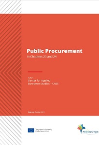 Public Procurement - in Chapters 23 and 24 Cover Image