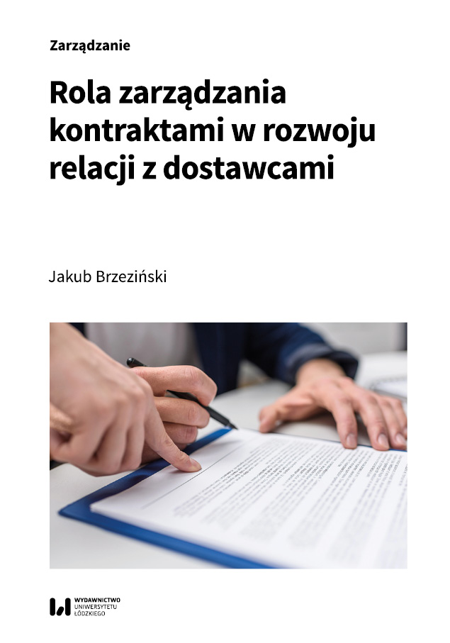 The role of contract management in developing supplier relationships Cover Image