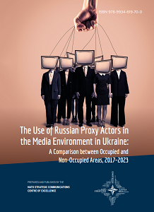 The Use of Russian Proxy Actors in the Media Environment in Ukraine: A Comparison between Occupied and Non-Occupied Areas, 2017–2023