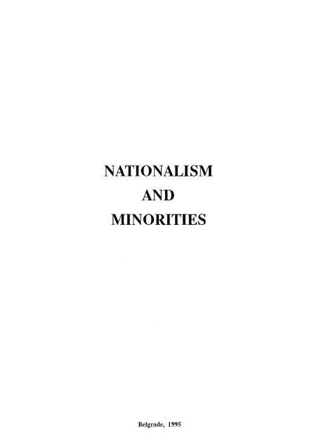 THE PROSPECTS OF MULTI-CULTURAL SOCIETIES IN WESTERN AND EASTERN EUROPE Cover Image
