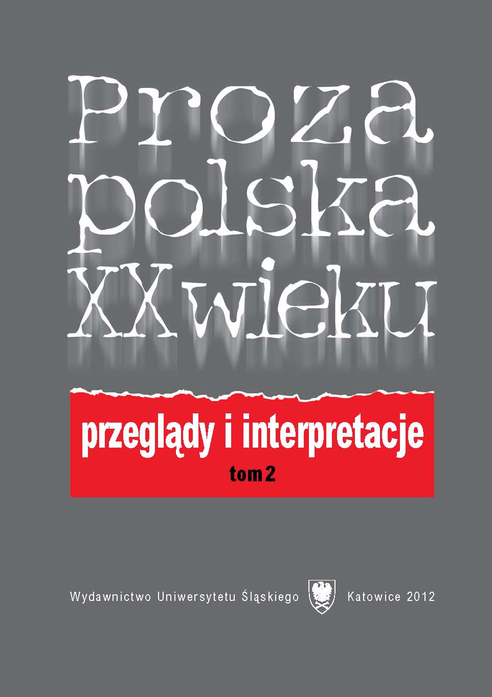 A stronghold openning: house in the Kresy prose (basing on the Hutsulian epic by Stanisław Vincenz) Cover Image