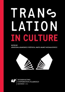 Translation in Culture.  Vol. I