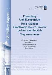 Transformations of the European Union. The role of Germany and implications for Polish-German relations. Three scenarios