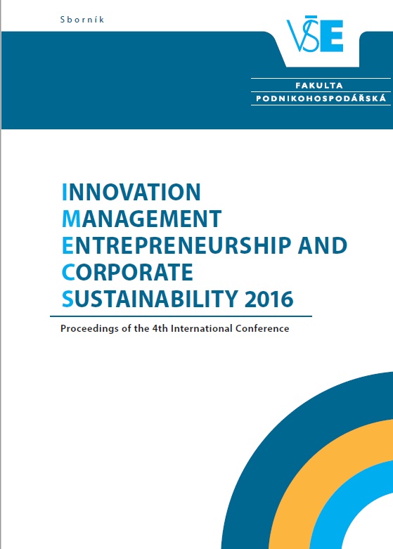 Innovation Management, Entrepreneurship and Corporate Sustainability (IMECS 2016)