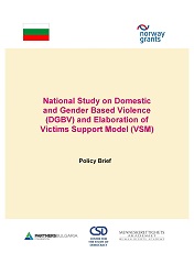 National Study on Domestic and Gender Based Violence (DGBV) and Elaboration of Victims Support Model (VSM) Cover Image