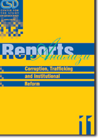 CSD-Report  11 - Corruption, Trafficking and Institutional Reform Cover Image