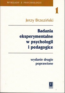 BADANIA EKSPERYMENTALNE W PSYCHOLOGII I PEDAGOGICE