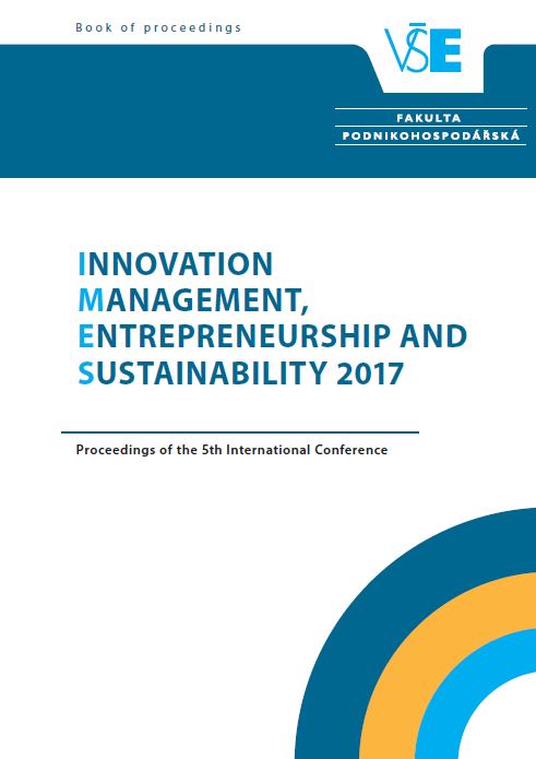 Innovation Management, Entrepreneurship and Sustainability (IMES 2017) Cover Image