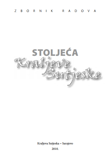 Kraljeva Sutjeska in the parish register and stalwarts. Cover Image