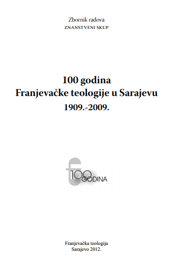 Century of Franciscan Theology in Sarajevo Cover Image